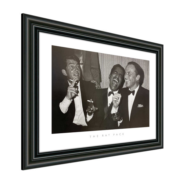 Latitude Run® The Rat Pack Framed On Paper Print Wayfair